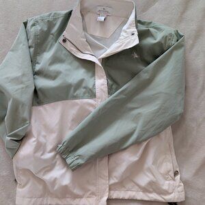 3/$30 Antigua sage windbreaker
